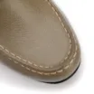 Mocassim Verde Couro Tira Trançada Pespontos - imagem 6