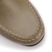 Mocassim Verde Couro Tira Trançada Pespontos - imagem 6