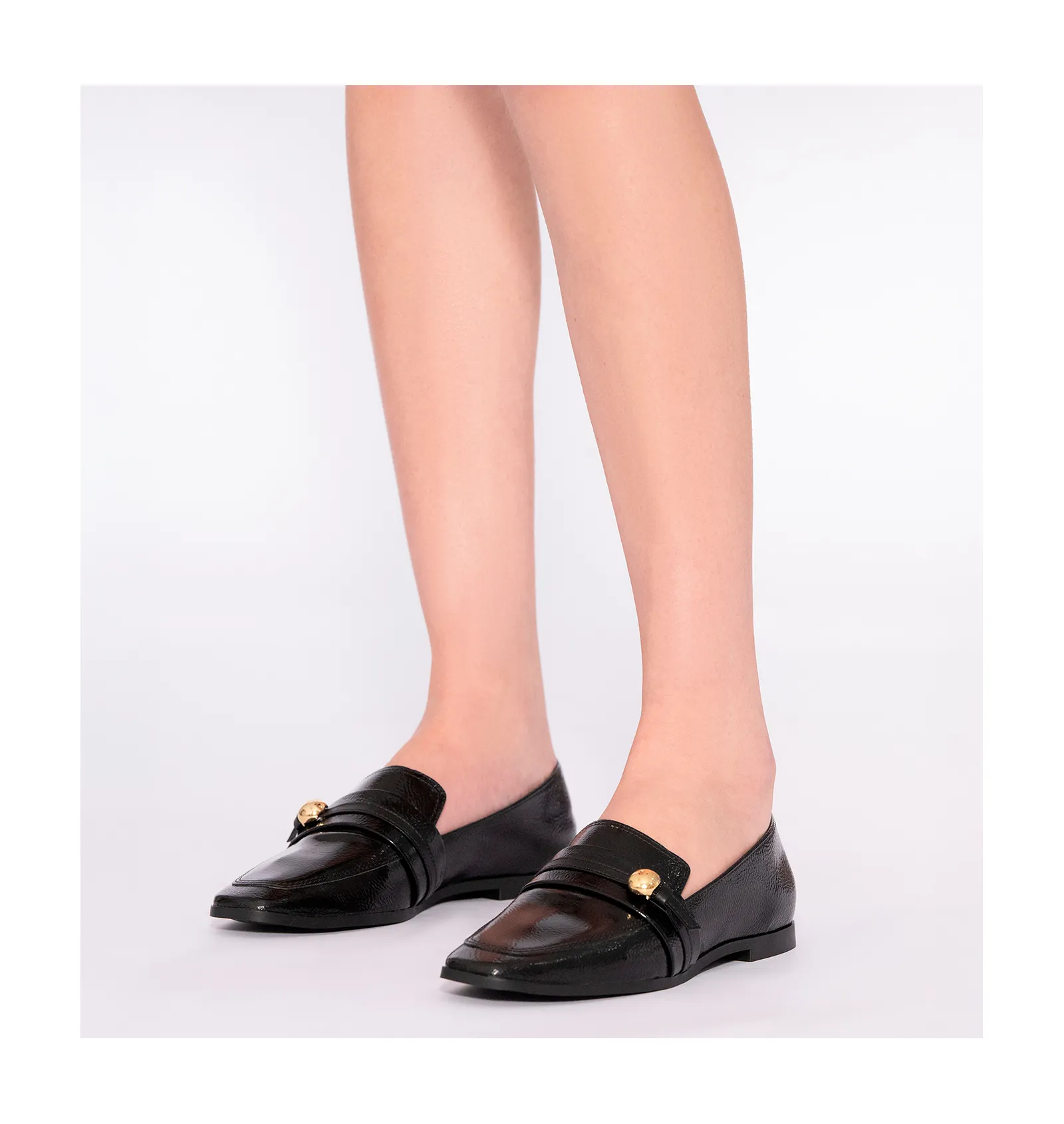 Mocassim Verniz Preto