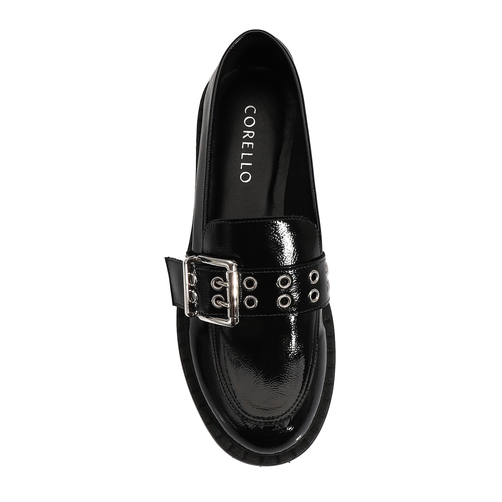 Mocassim Verniz Preto