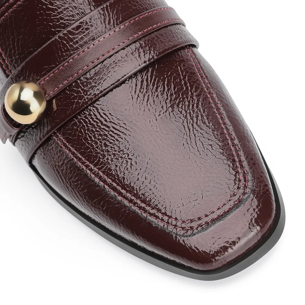 Mocassim Verniz Vinho Escuro - imagem 6