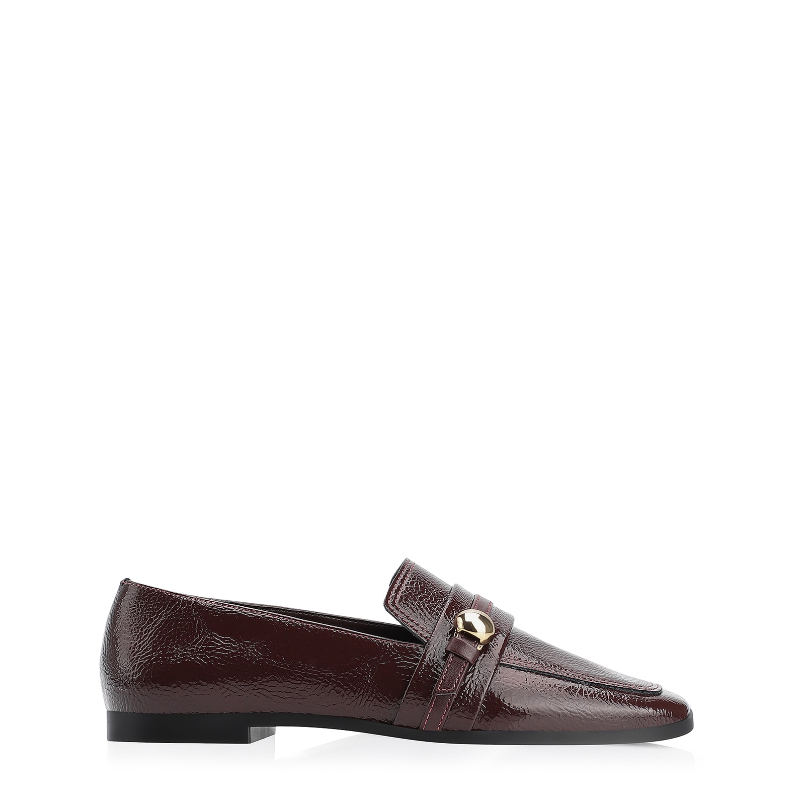 Mocassim Verniz Vinho Escuro