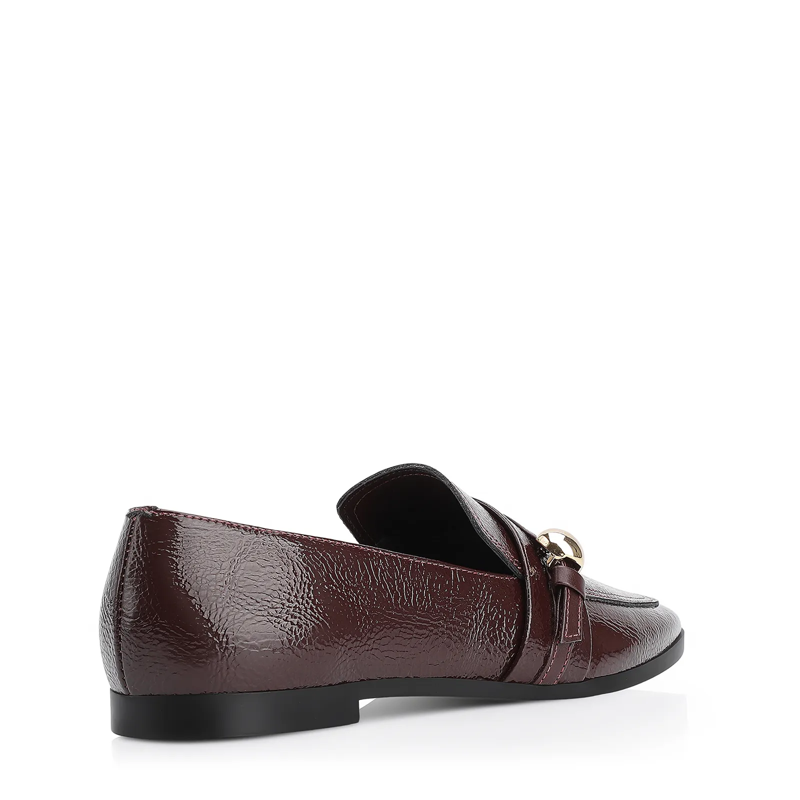 Mocassim Verniz Vinho Escuro