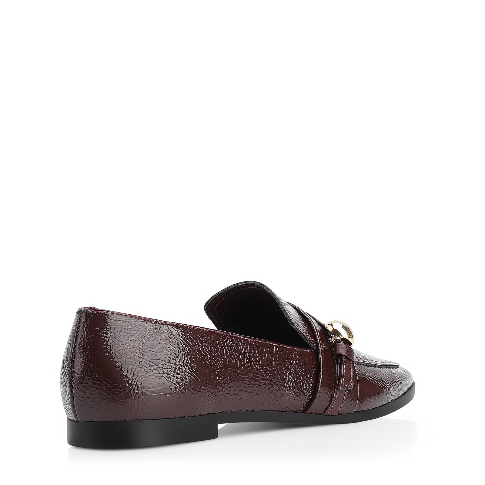 Mocassim Verniz Vinho Escuro