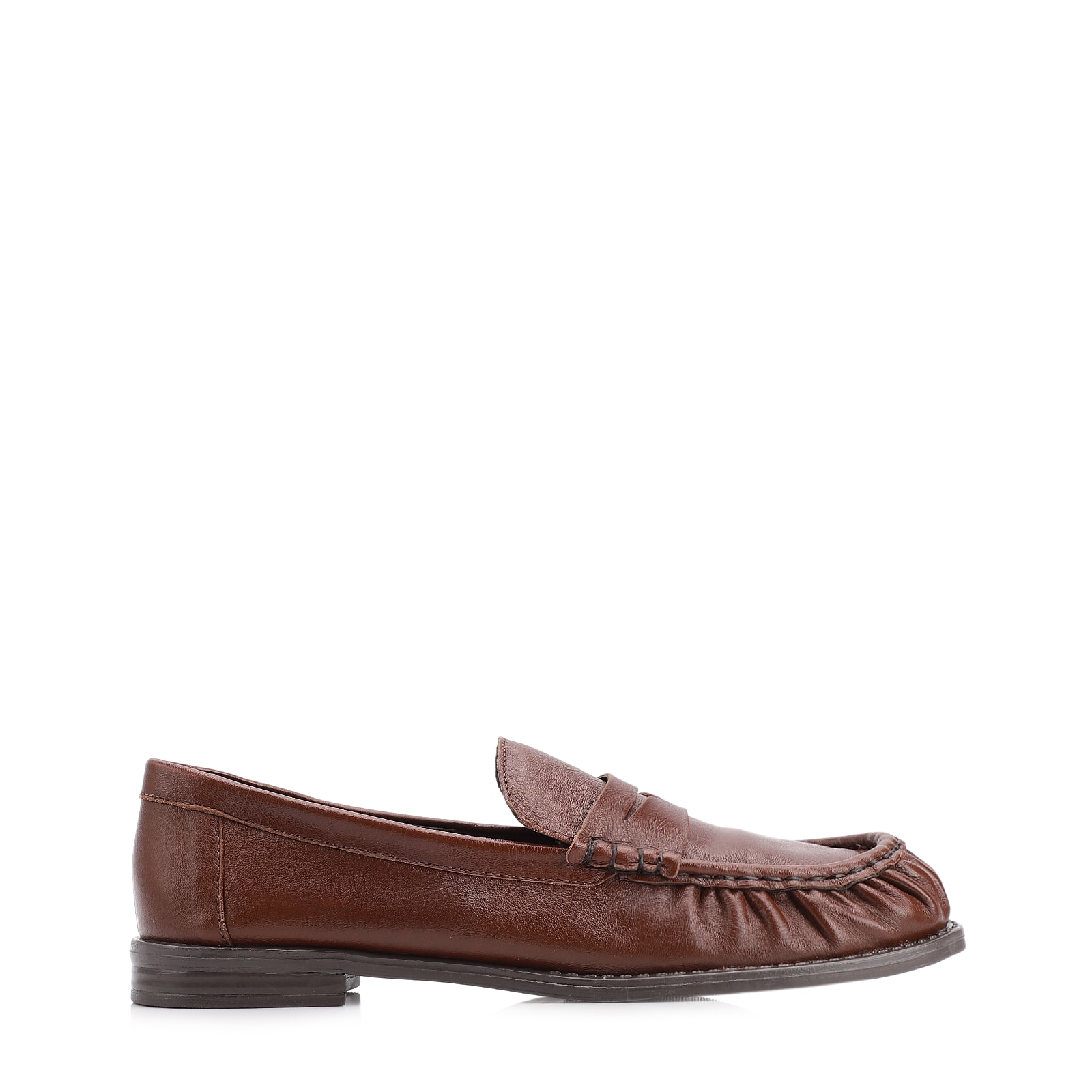Mocassin Couro Marrom