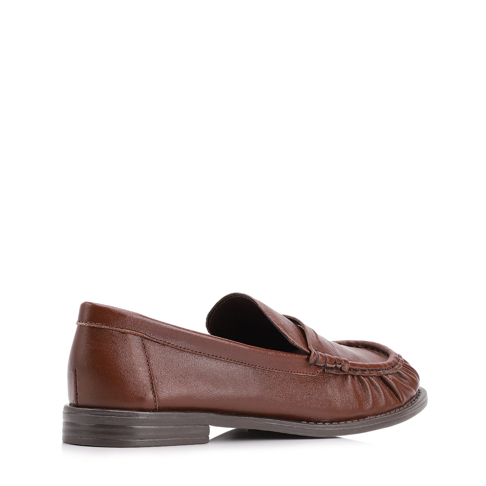 Mocassin Couro Marrom