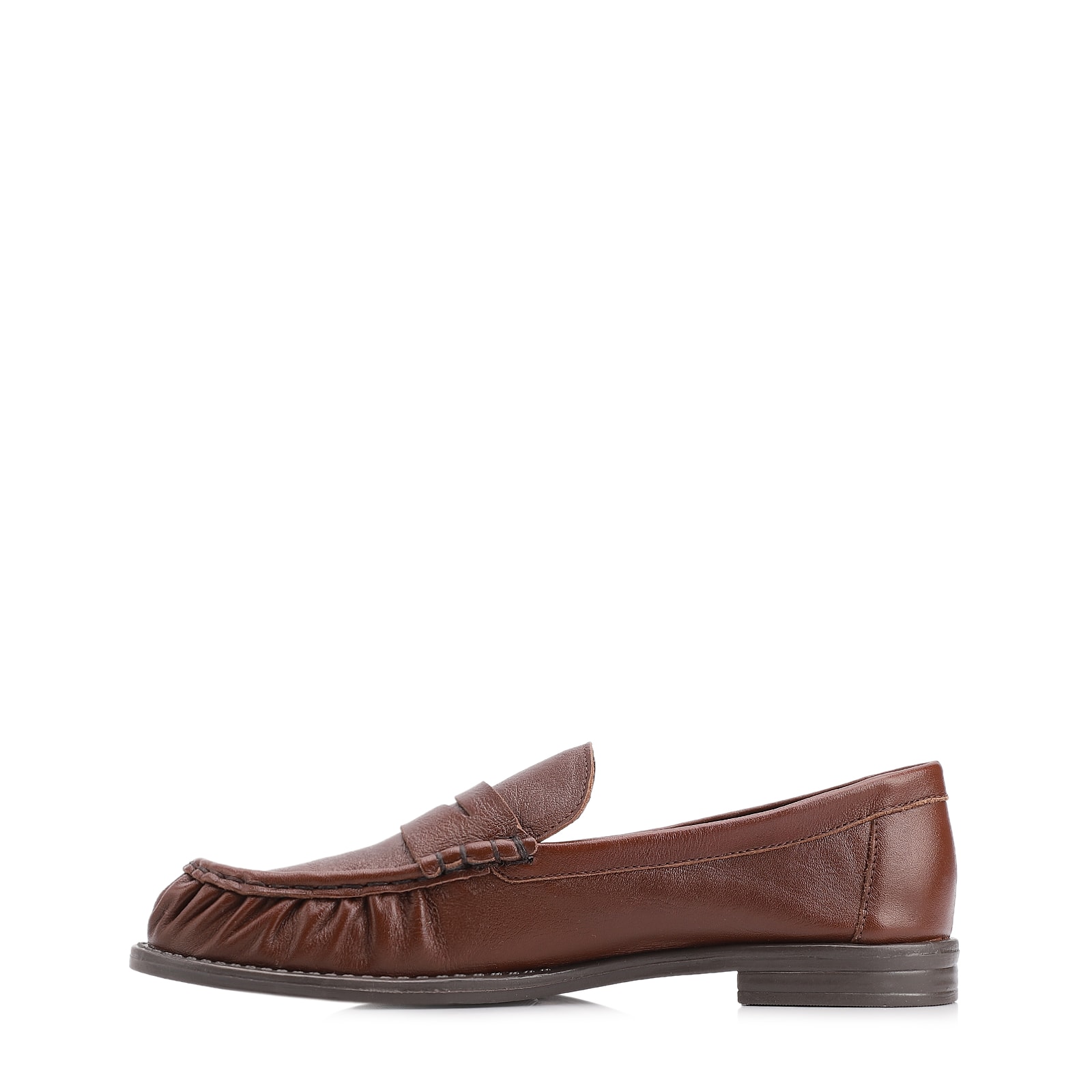 Mocassin Couro Marrom