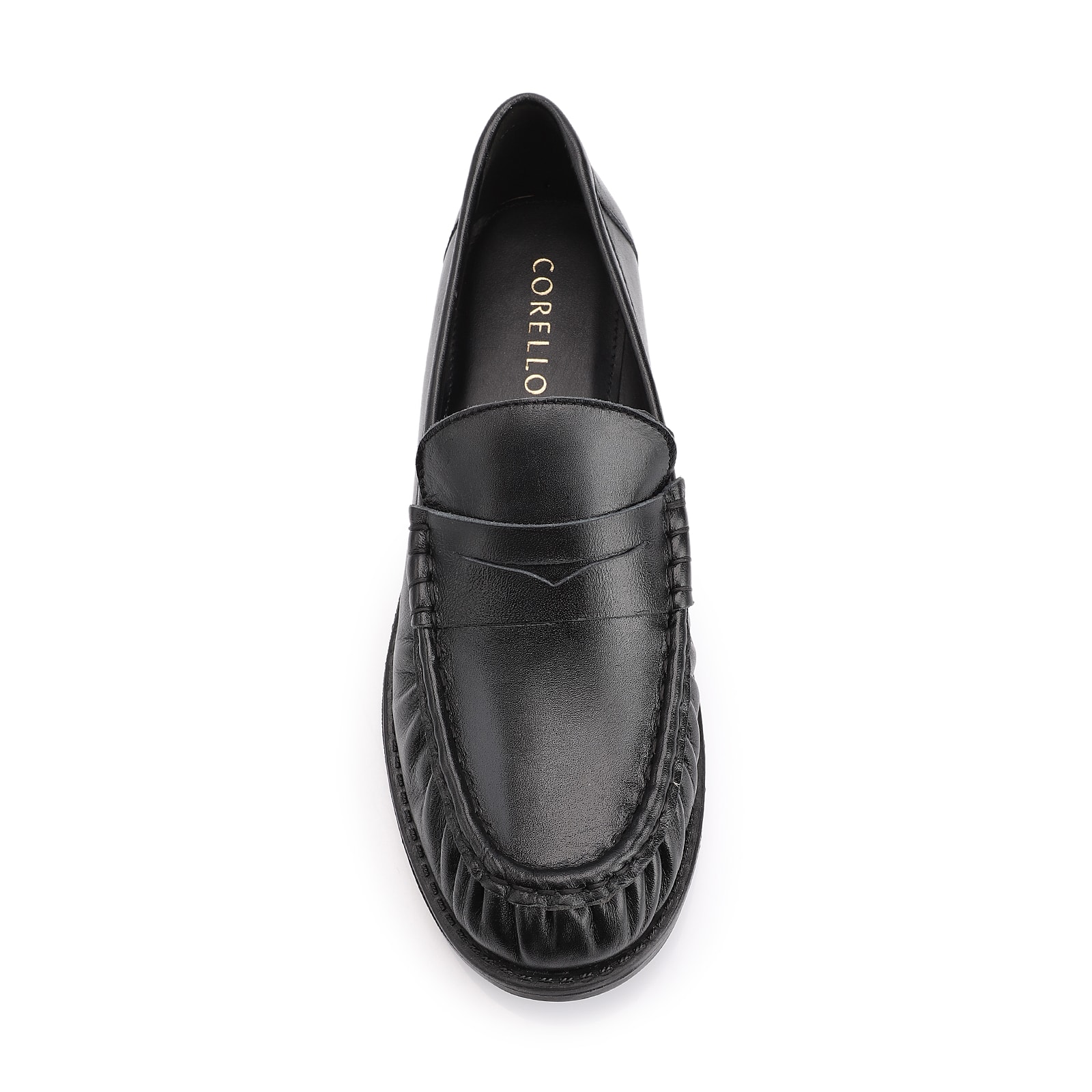 Mocassin Couro Preto