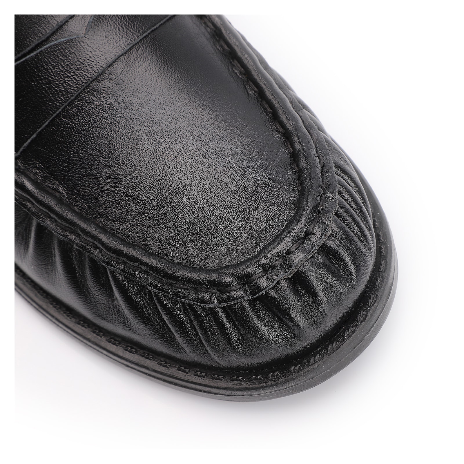 Mocassin Couro Preto