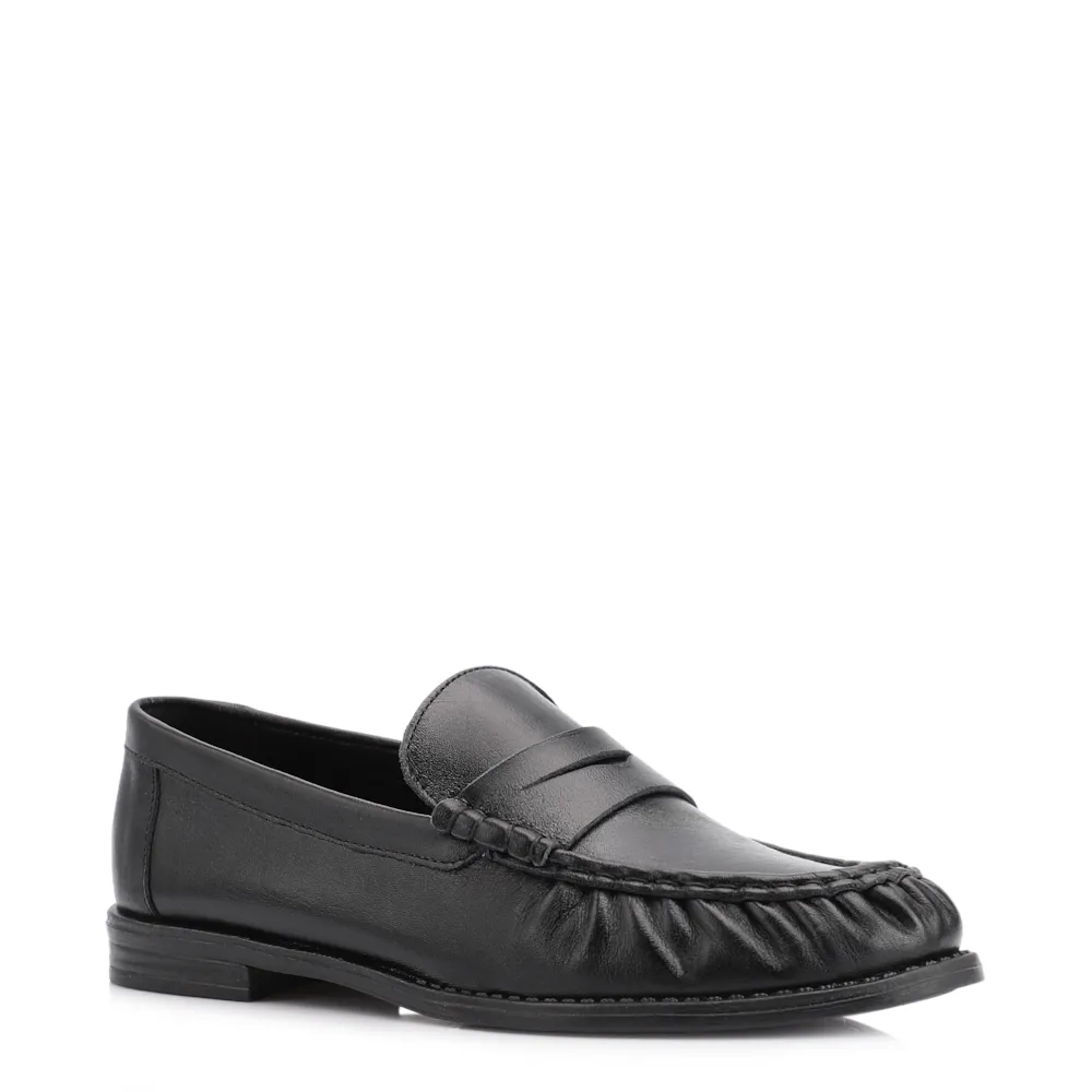 Mocassin Couro Preto