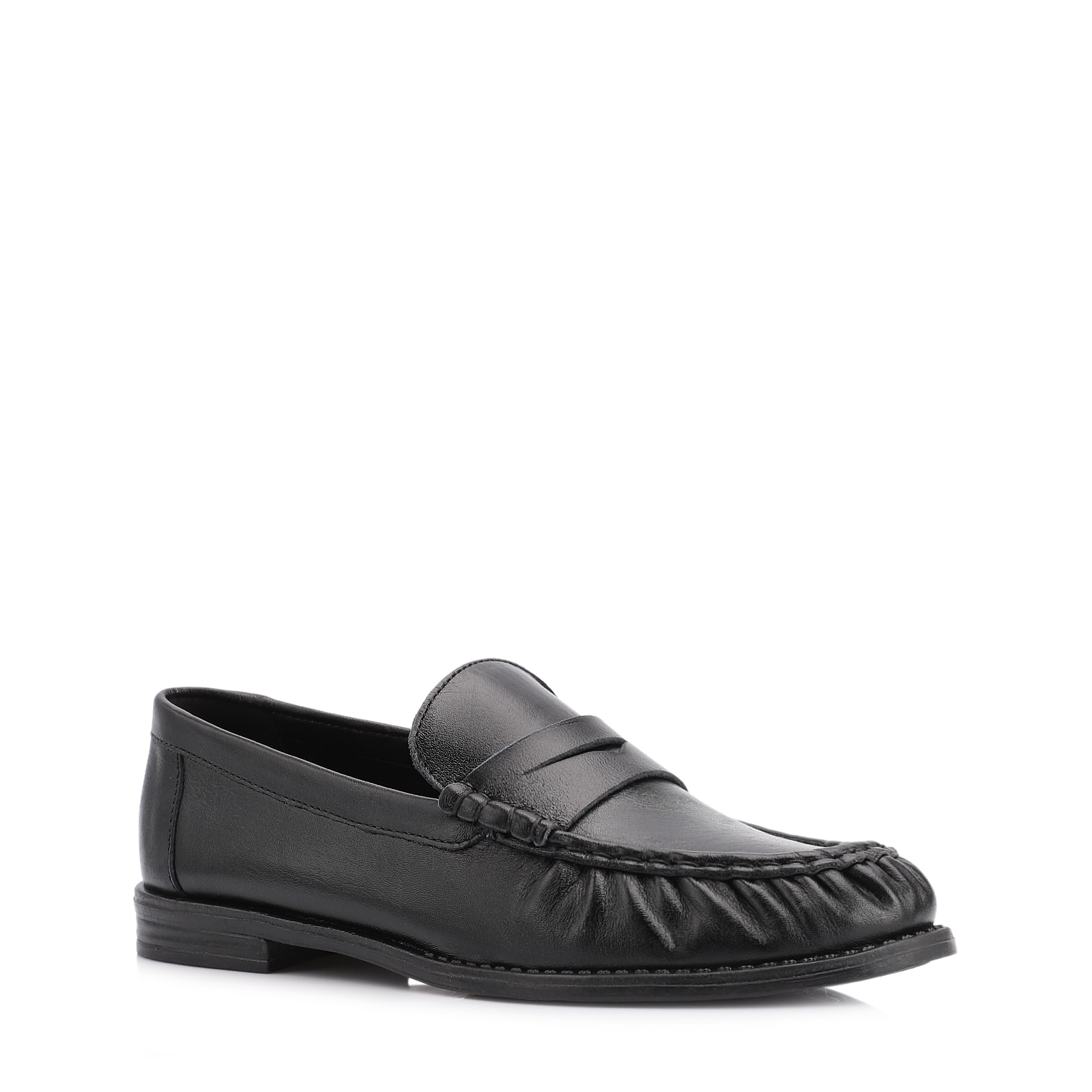 Mocassin Couro Preto