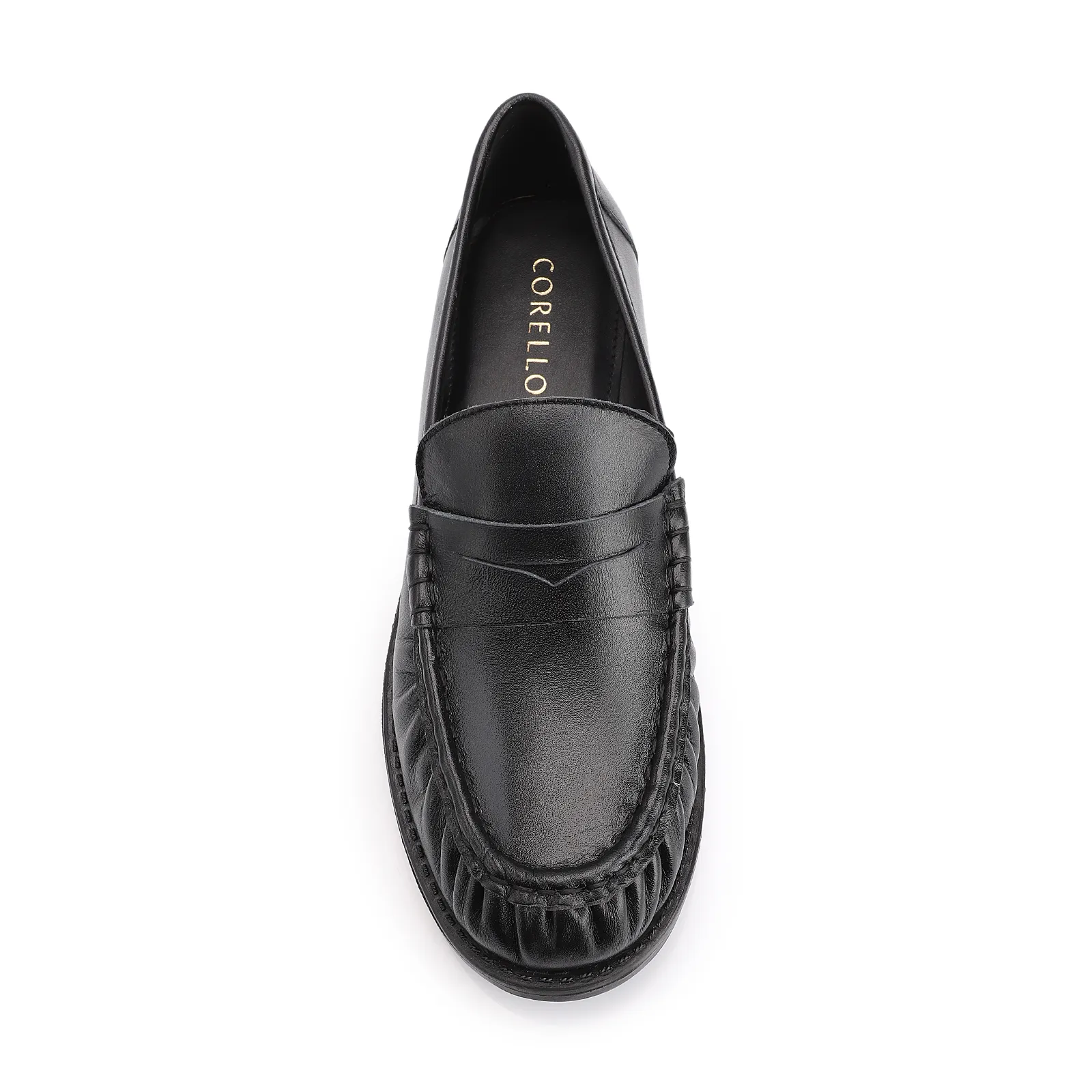 Mocassin Couro Preto