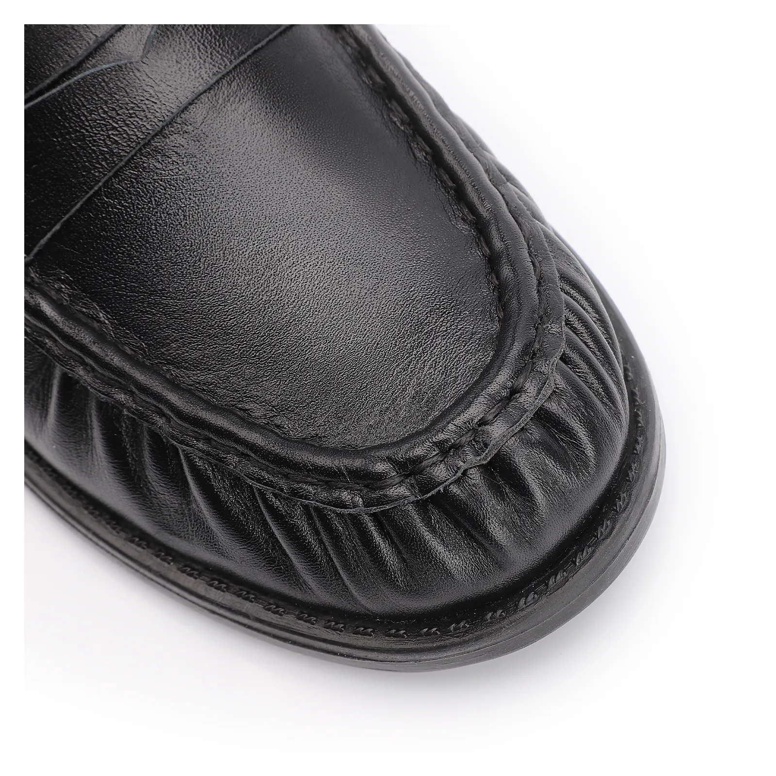 Mocassin Couro Preto