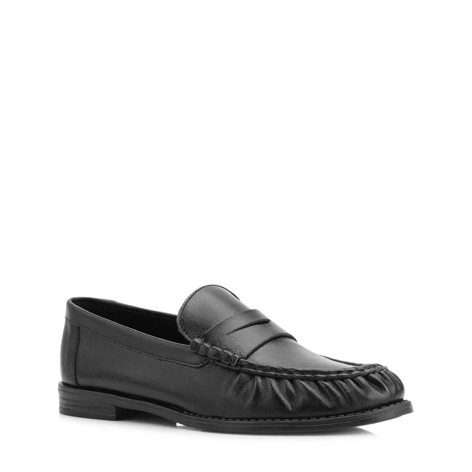 Mocassin Couro Preto