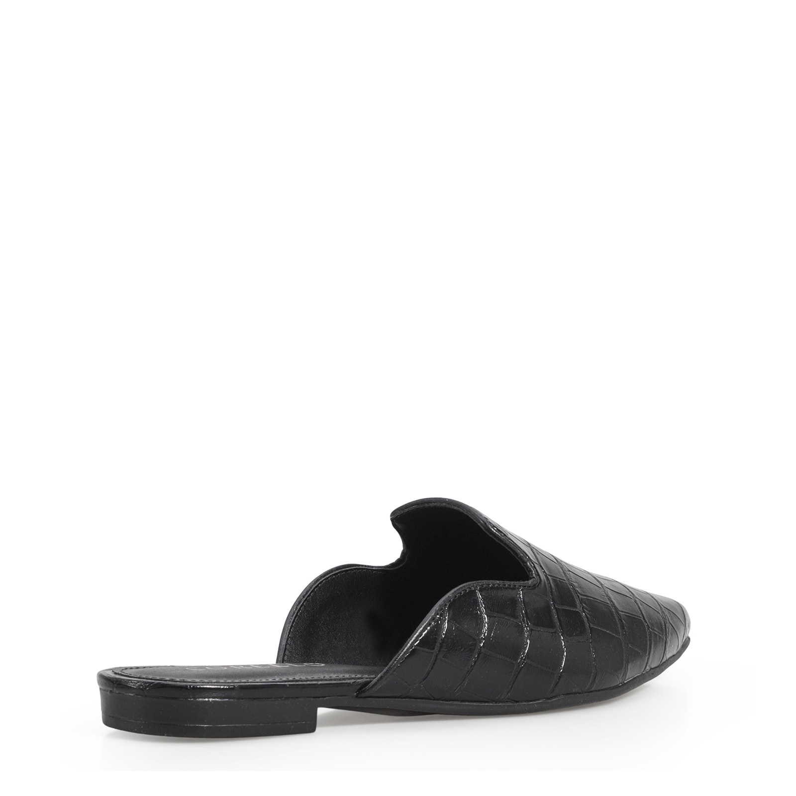 Mule Alt Croco Preto