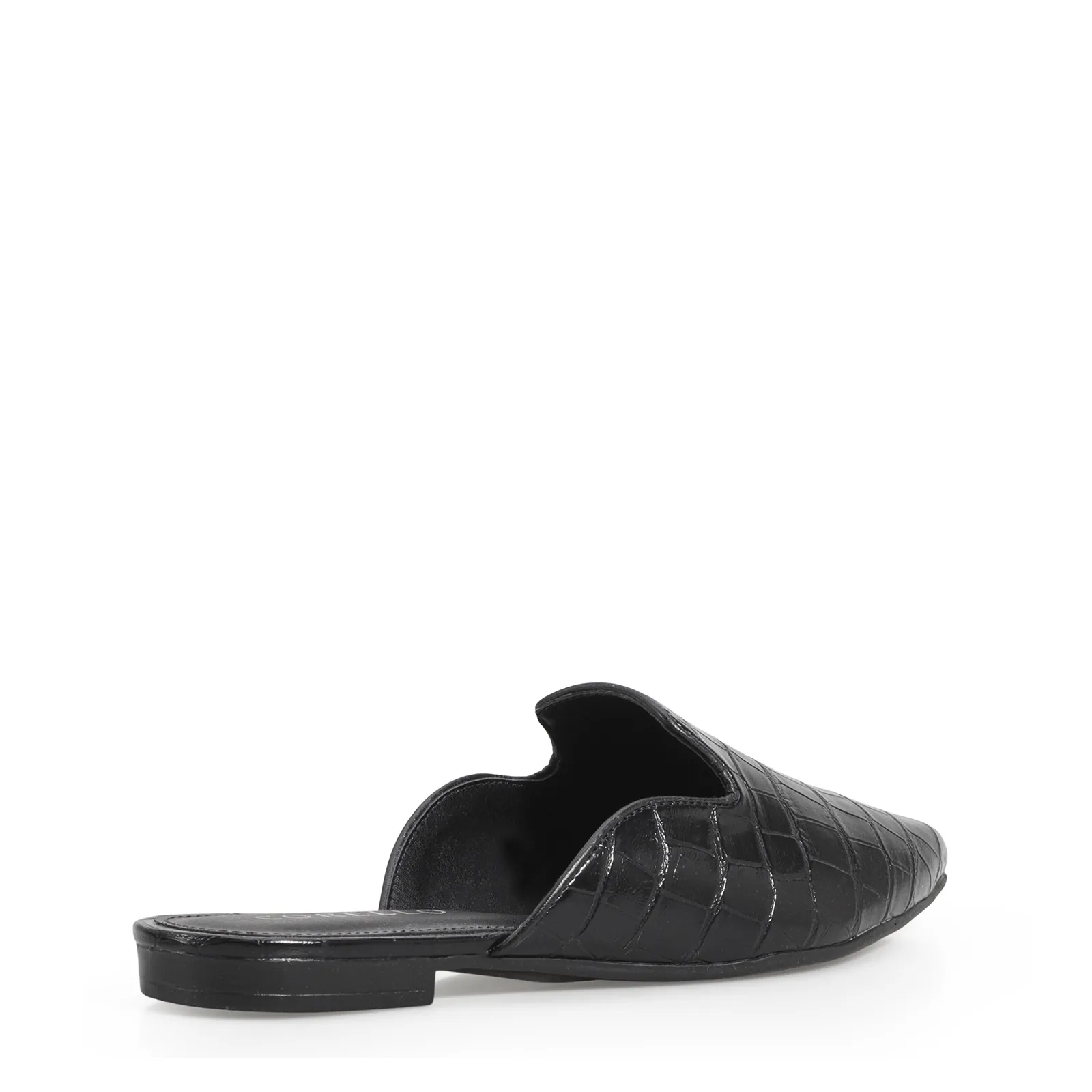 Mule Alt Croco Preto