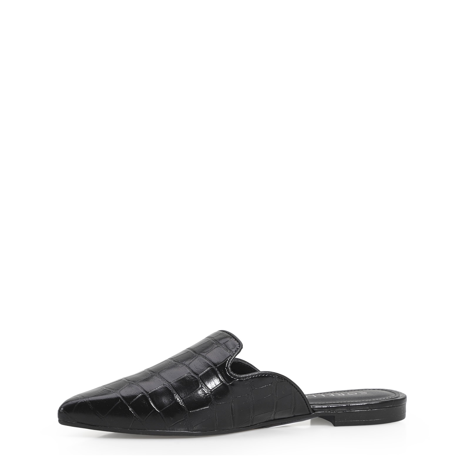 Mule Alt Croco Preto