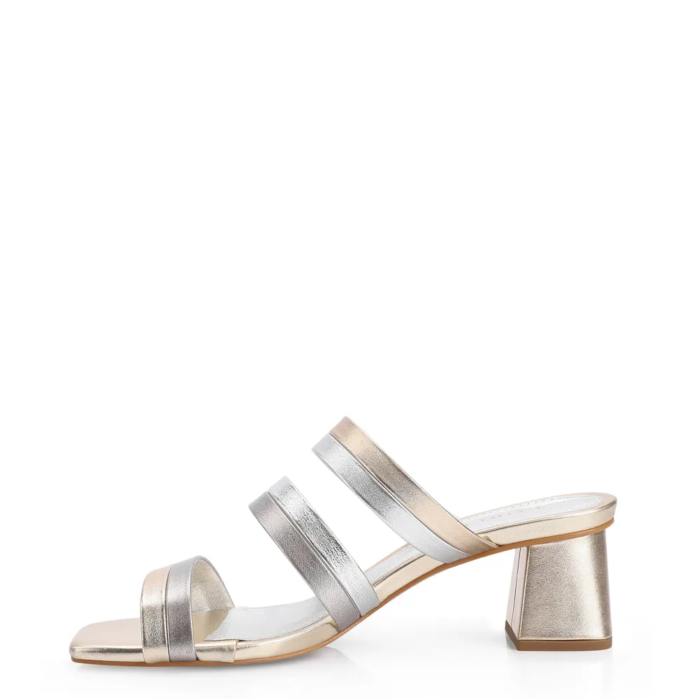 Mule Alt Dourado/Prata - imagem 4