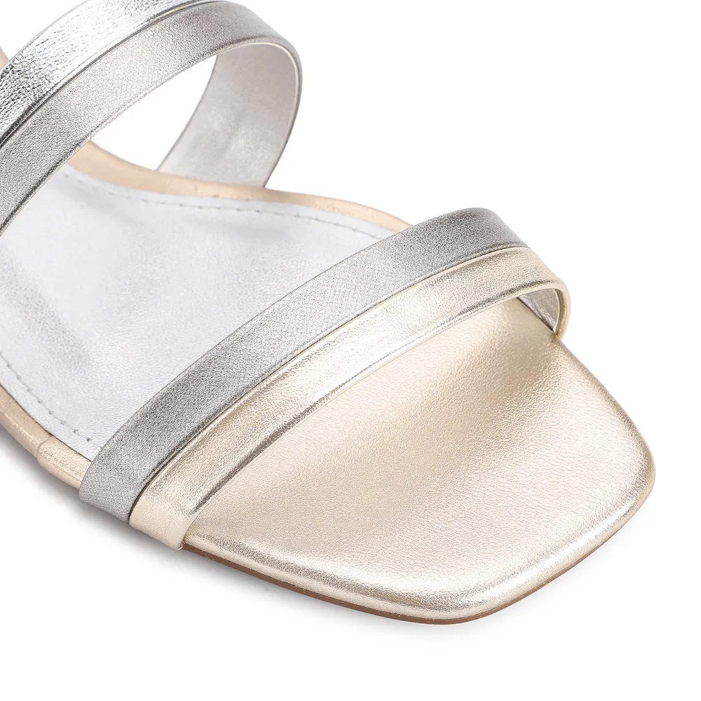 Mule Alt Dourado/Prata - imagem 6