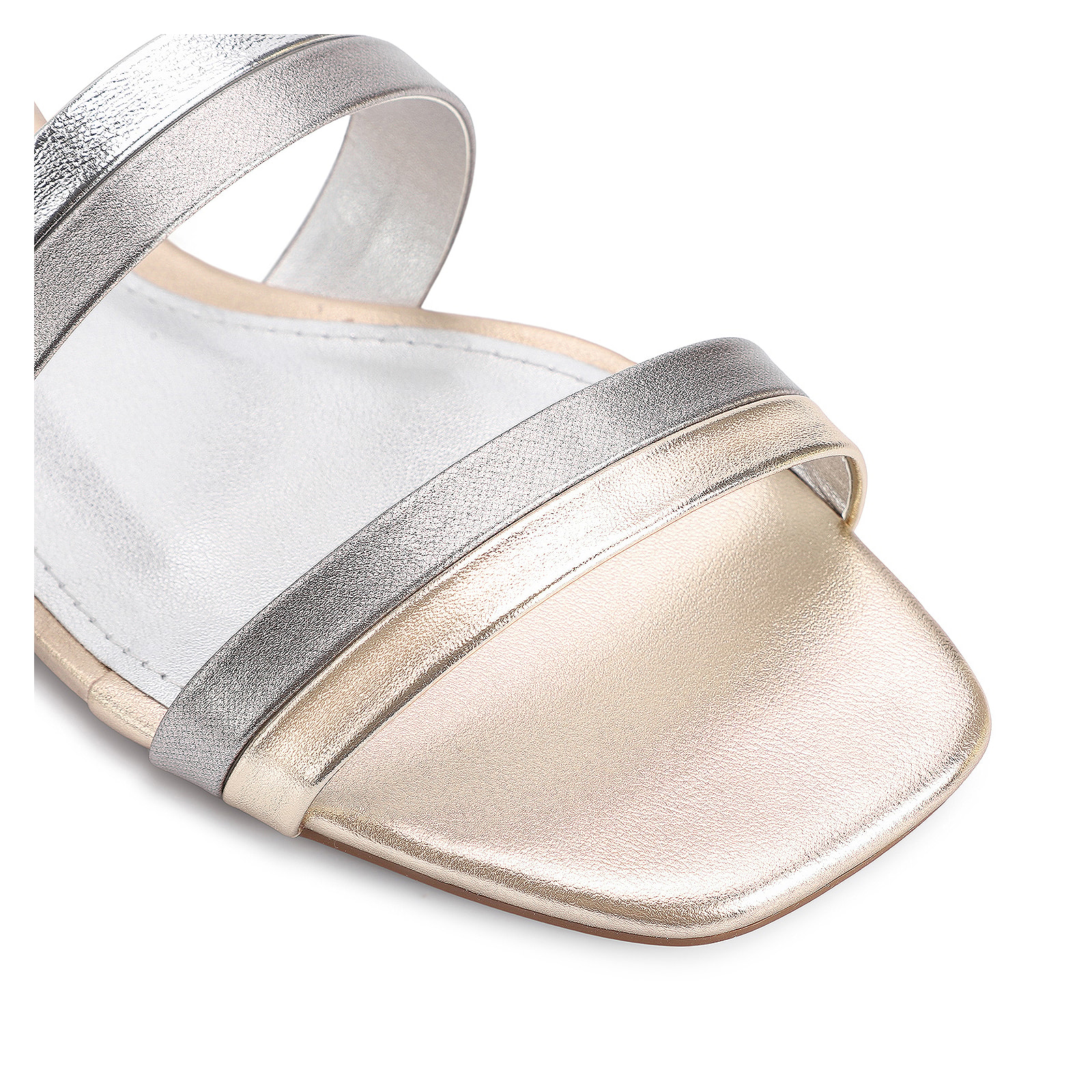 Mule Alt Dourado/Prata