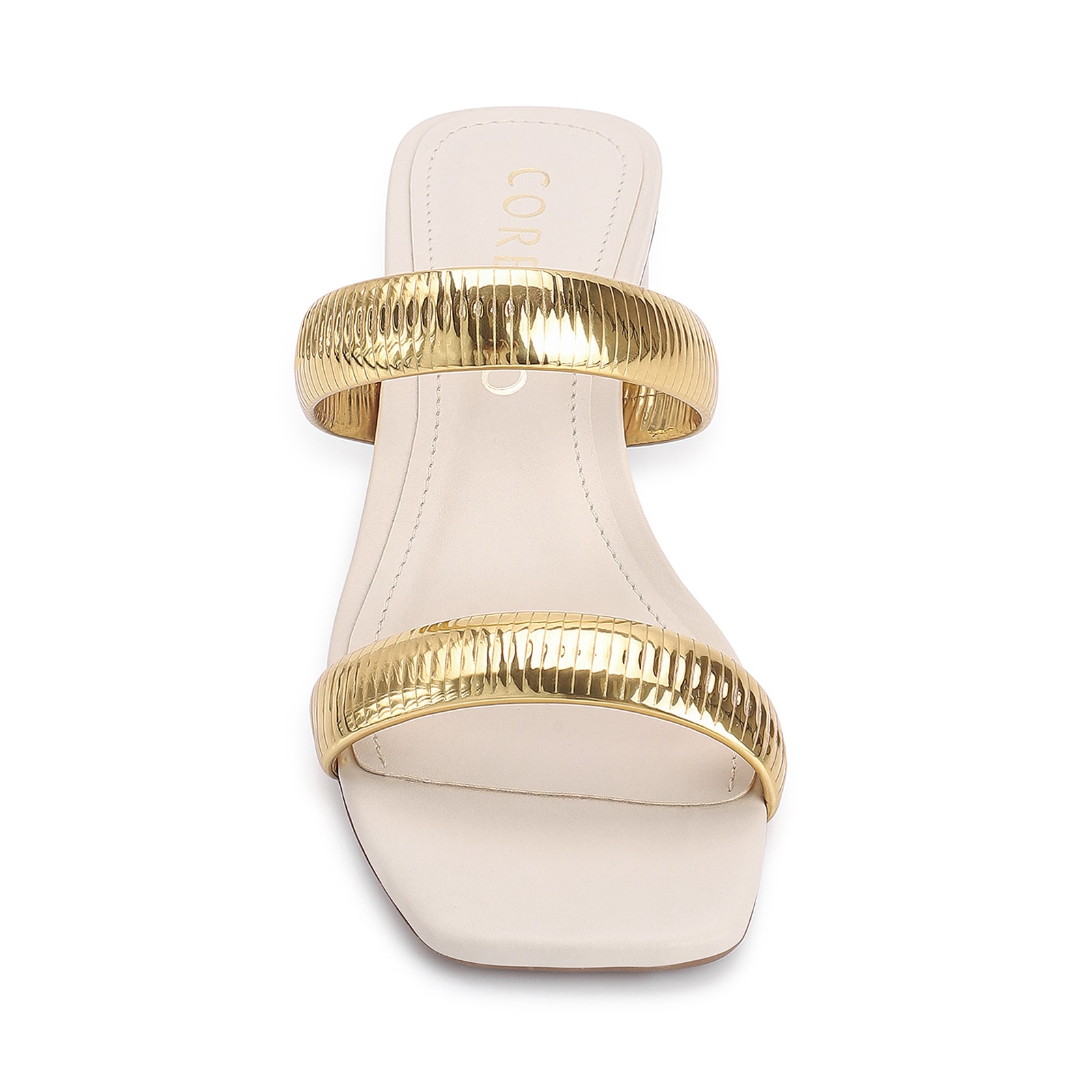 Mule Alt Off White/Alt Dourado