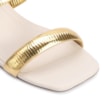 Mule Alt Off White/Alt Dourado - imagem 6