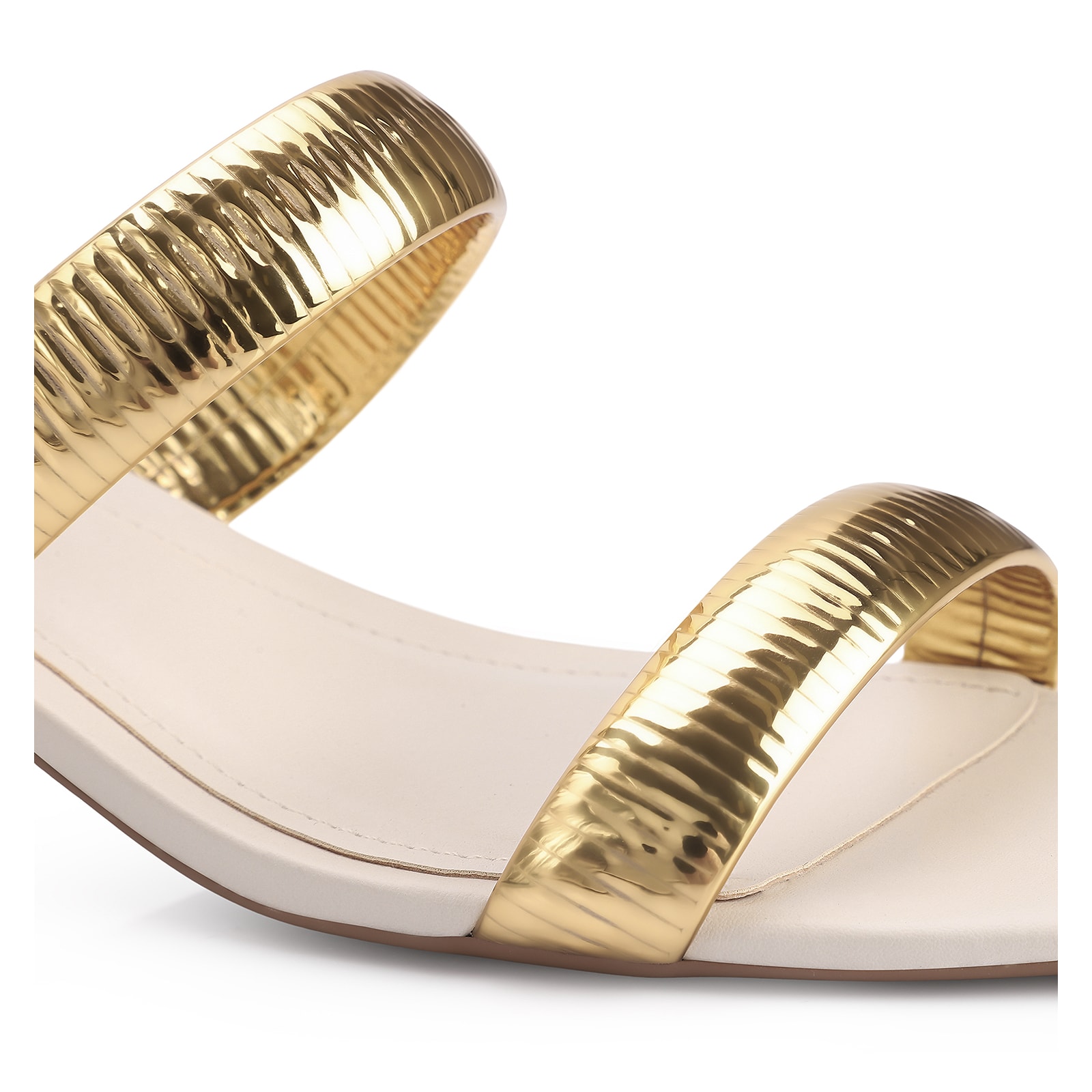 Mule Alt Off White/Alt Dourado