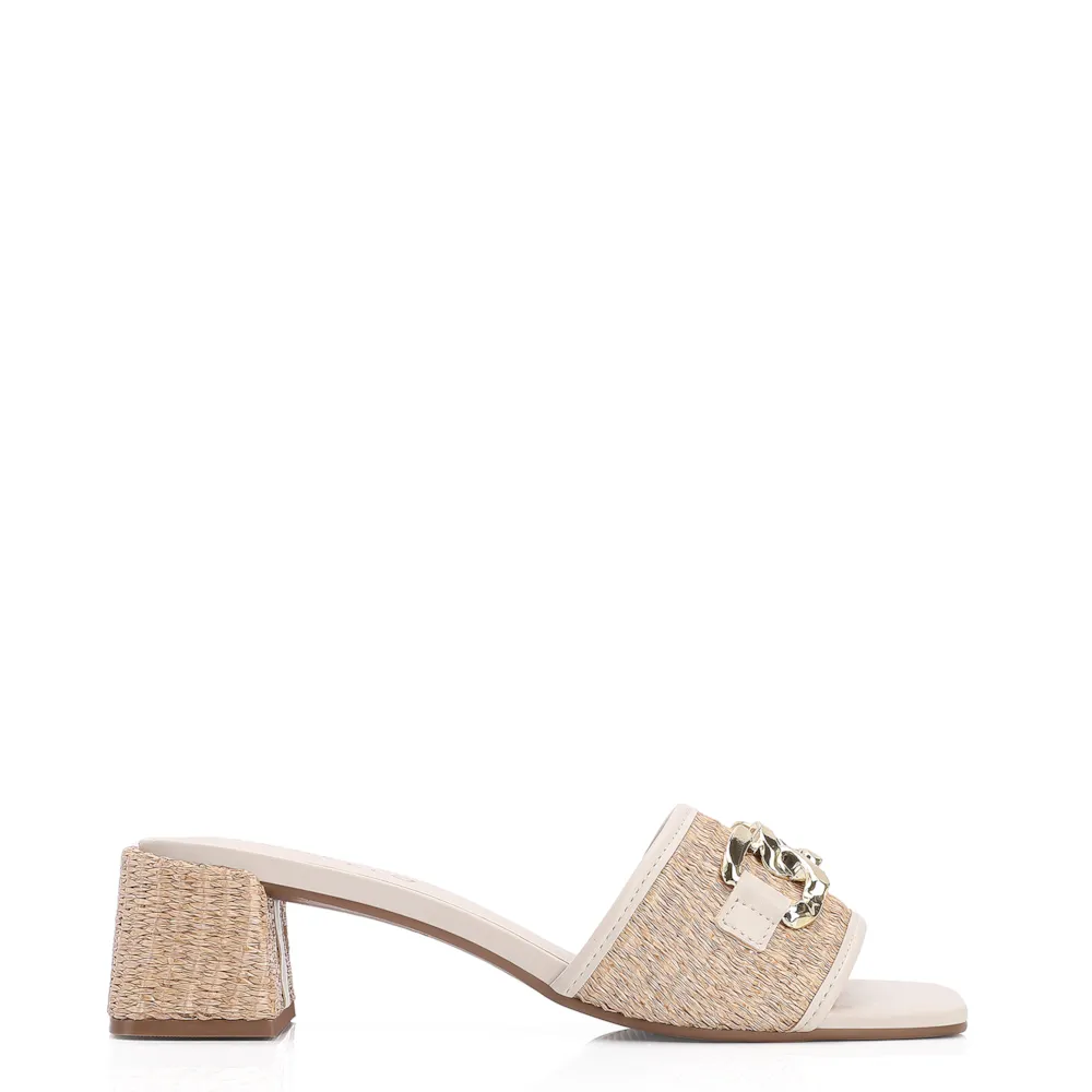 Mule Alt Off White/Ráfia - imagem 3