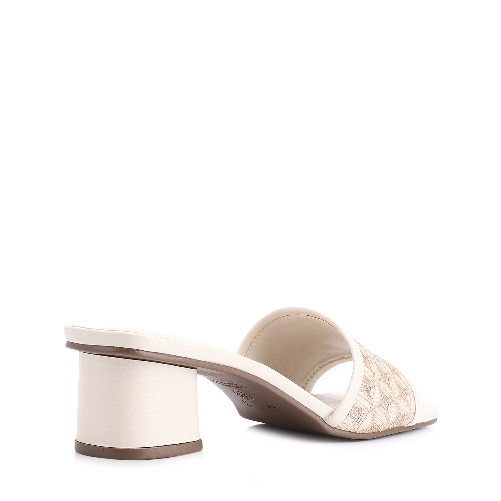 Mule Alt/Ráfia Mosaico Off White