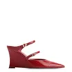 Mule Anabela Alt Verniz Vermelho - imagem 3