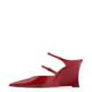 Mule Anabela Alt Verniz Vermelho - imagem 5