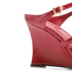 Mule Anabela Alt Verniz Vermelho - imagem 8