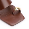 Mule Anabela Toe Ring Couro Marrom - imagem 7