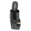 Mule Anabela Toe Ring Couro Preto - imagem 6