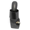 Mule Anabela Toe Ring Couro Preto - imagem 6