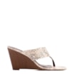 Mule Animal Print Salto Anabela Alto Alt Python - imagem 3