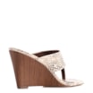 Mule Animal Print Salto Anabela Alto Alt Python - imagem 4