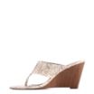 Mule Animal Print Salto Anabela Alto Alt Python - imagem 5
