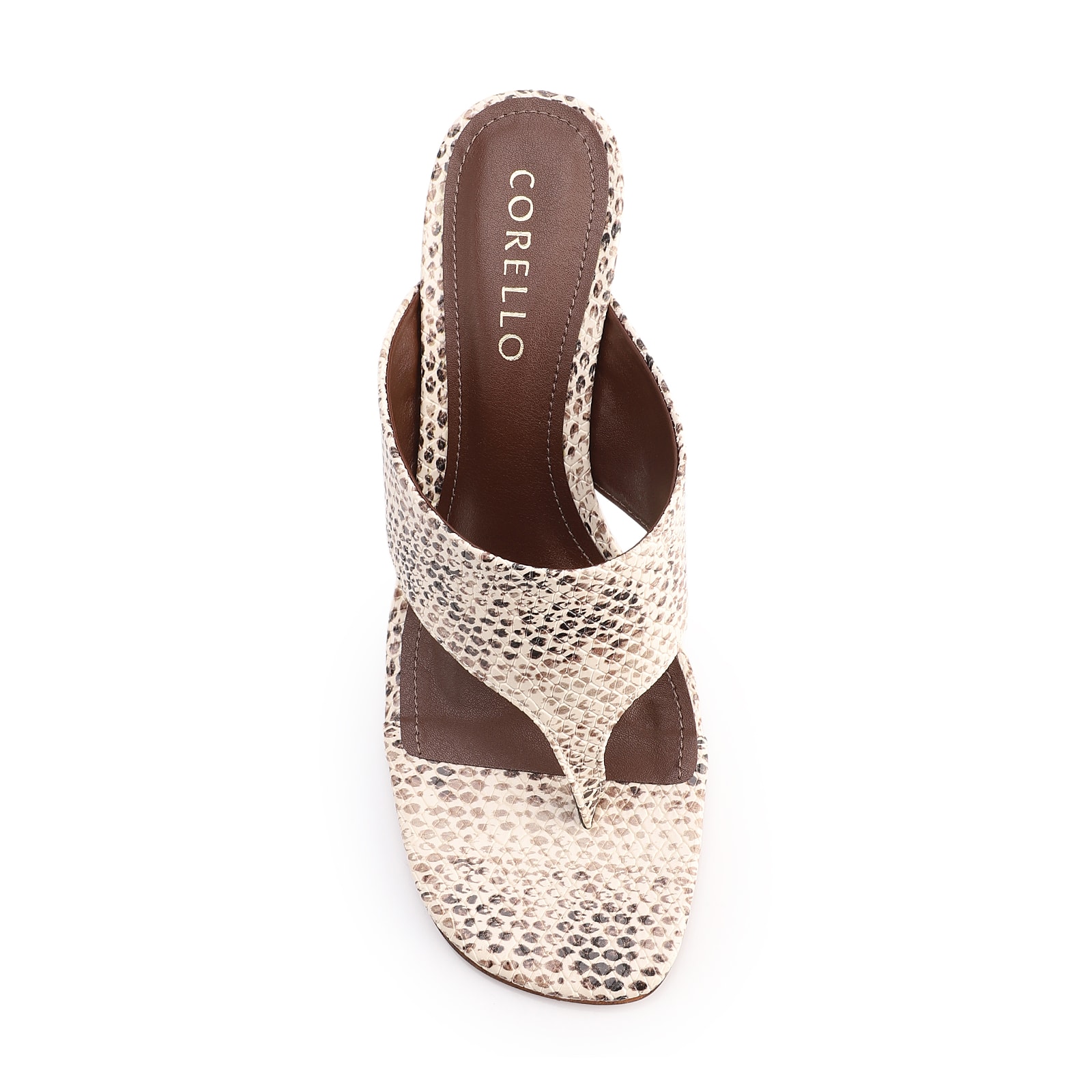 Mule Animal Print Salto Anabela Alto Alt Python