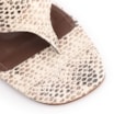 Mule Animal Print Salto Anabela Alto Alt Python - imagem 7