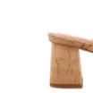 Mule Bege Ráfia Lenço Cetim - imagem 7