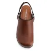 Mule Clog Couro Estonado Marrom - imagem 6