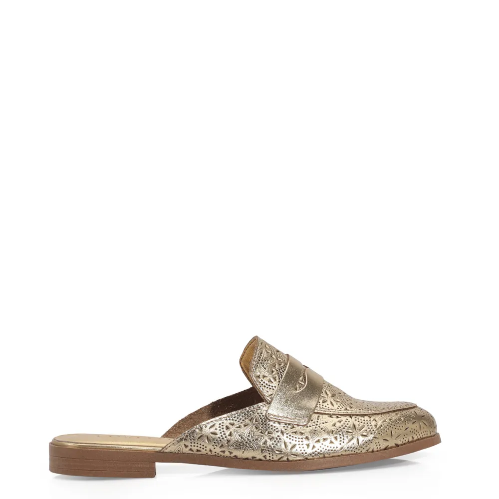 Mule Couro Champagne - imagem 3