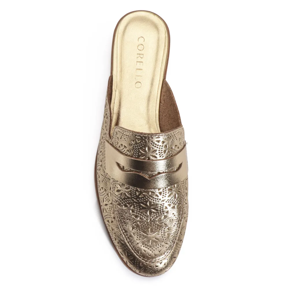 Mule Couro Champagne - imagem 6