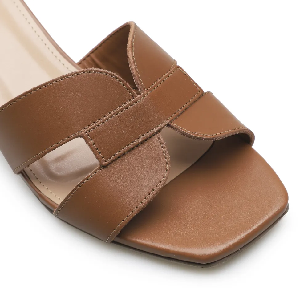 Mule Couro Cuoio - imagem 6