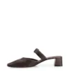 Mule Couro Estonado Marrom - imagem 4