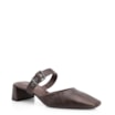 Mule Couro Estonado Marrom - imagem 1