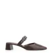 Mule Couro Estonado Marrom - imagem 2