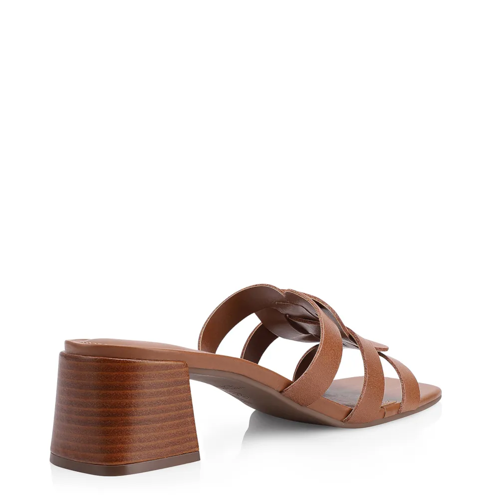 Mule Couro Marrom - imagem 3