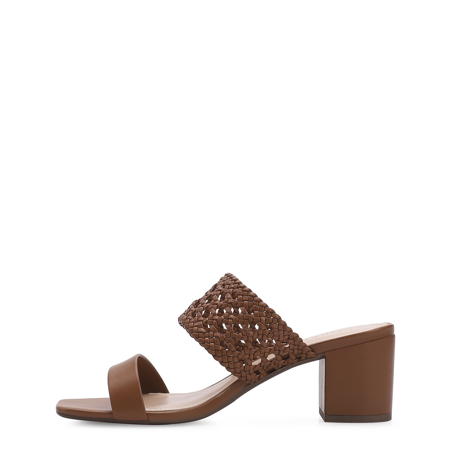 Mule Couro Marrom